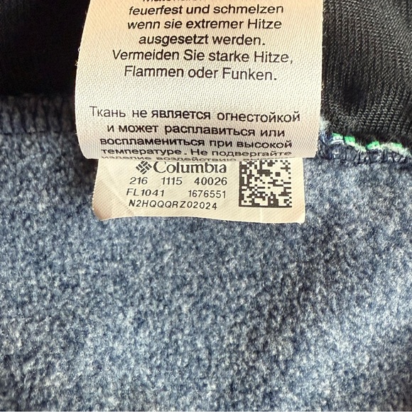 Columbia PFG Snap Pullover – Men’s Large,Blue with plaid trim, fishing gear - Picture 11 of 13